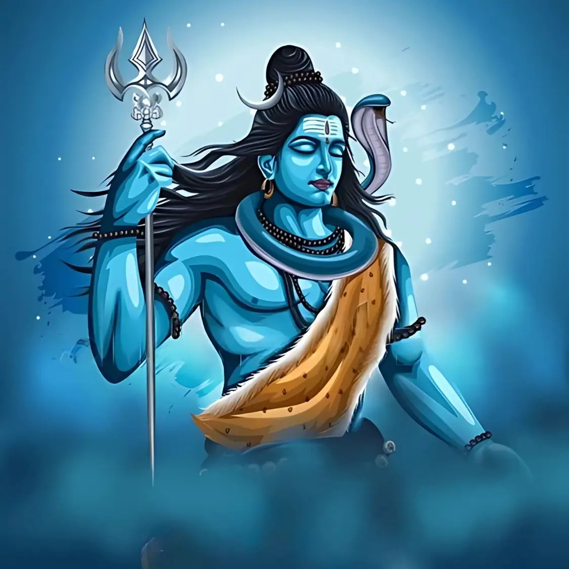 Lord Shiva welcoming devotees